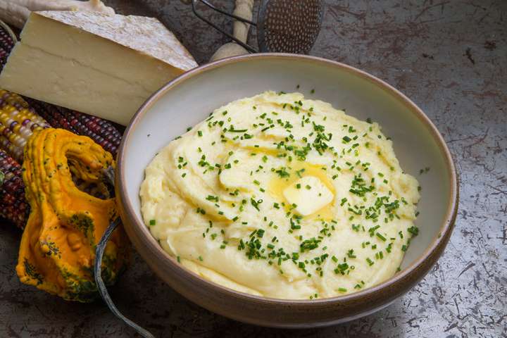 Vermont Cheddar Mashed Potatoes
